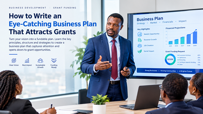 How to Write an Eye-Catching Business Plan That Attracts Grants